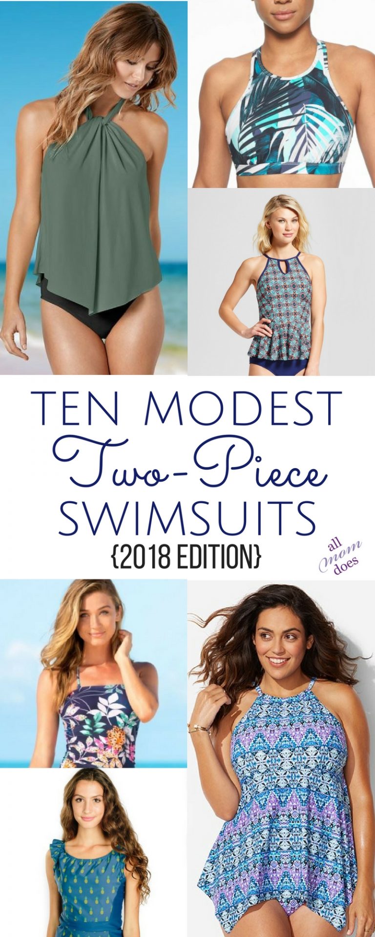 10 Modest Two Piece Swimsuits {2018 Edition} Allmomdoes