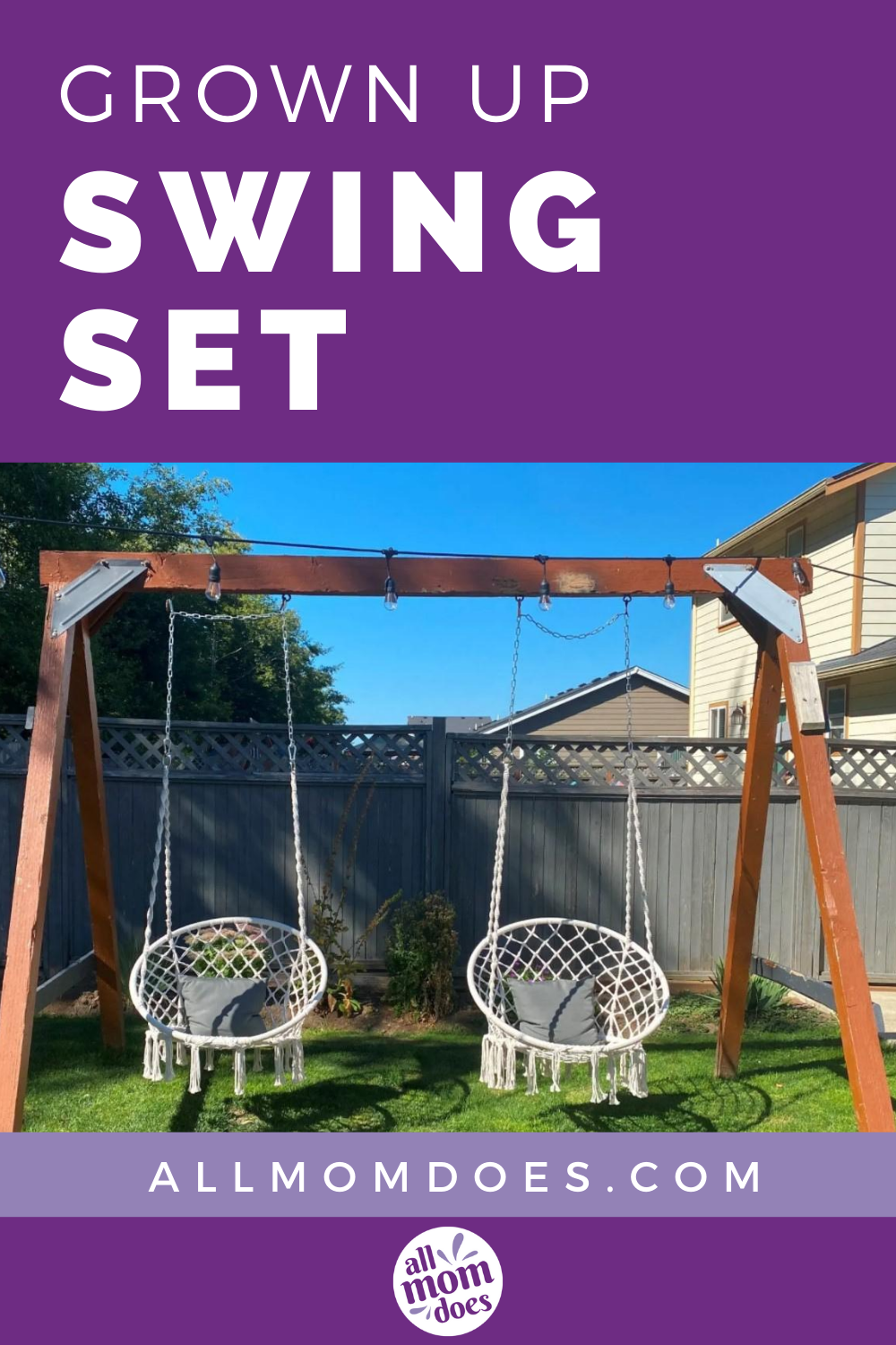 Diy “grown Up” Swing Set Allmomdoes 6434