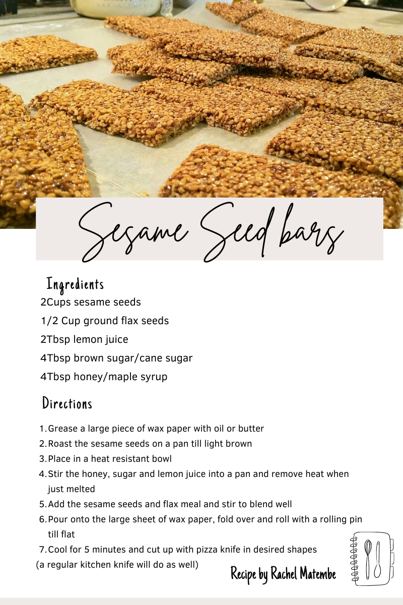 Sesame Seed Bars AllMomDoes