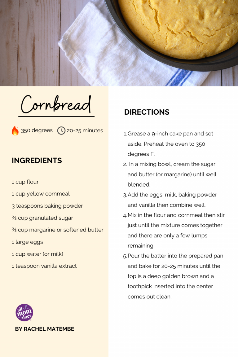 My Favorite Cornbread Recipe | AllMomDoes